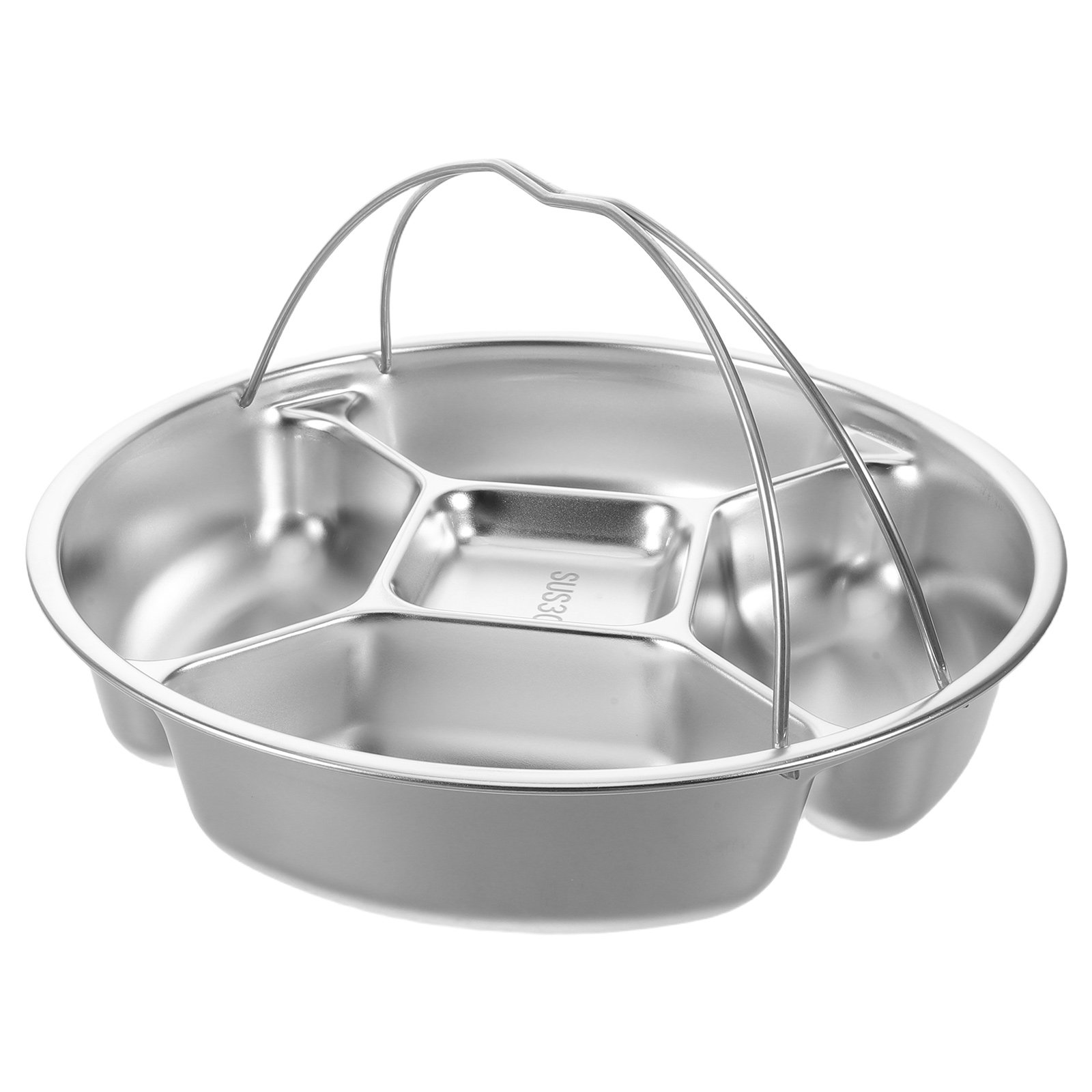 Meal Prep Diet - Piring Kontrol Porsi 5 Kompartemen dari