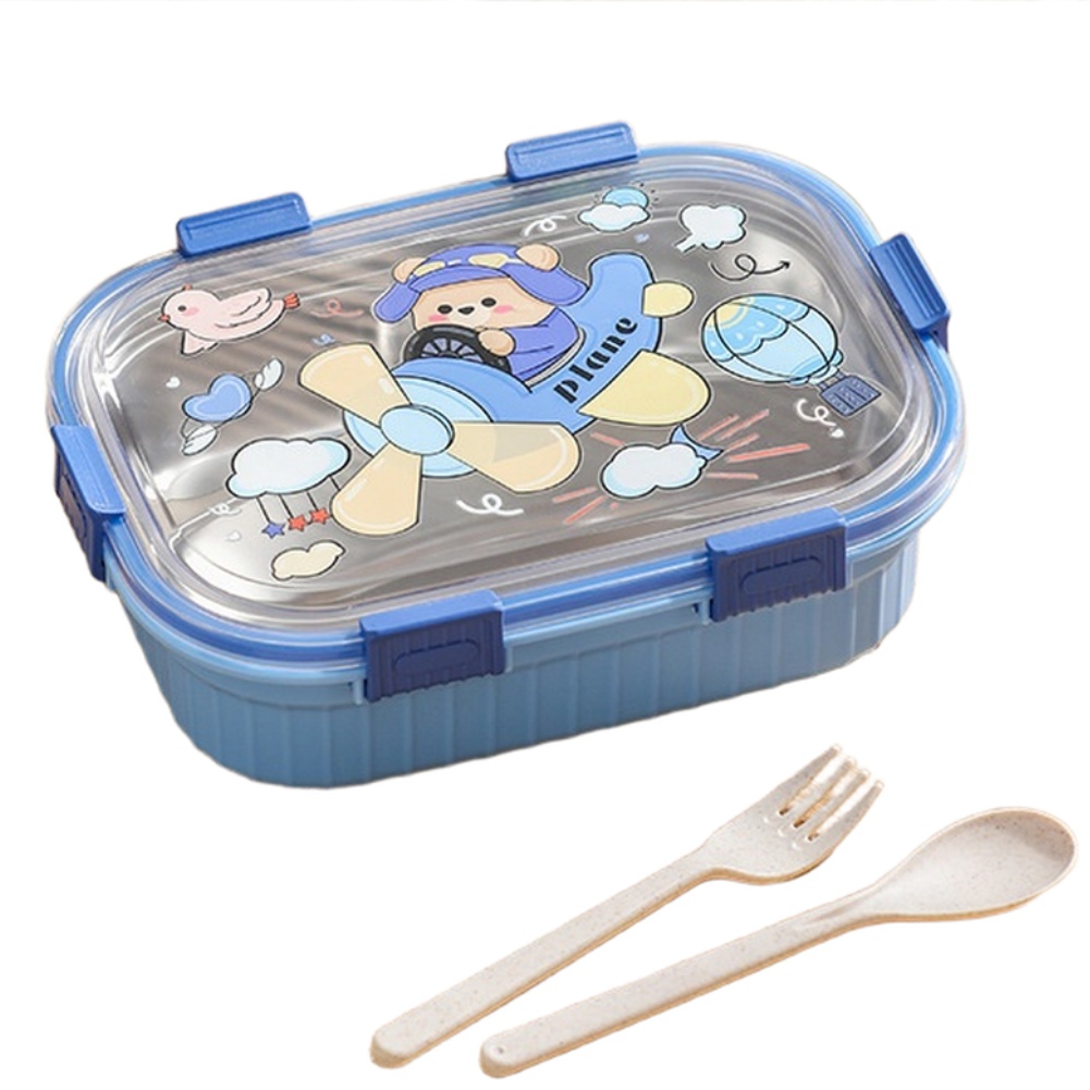 Meal Prep Made Easy - Kontainer Persiapan Makanan 1000ml dengan 3