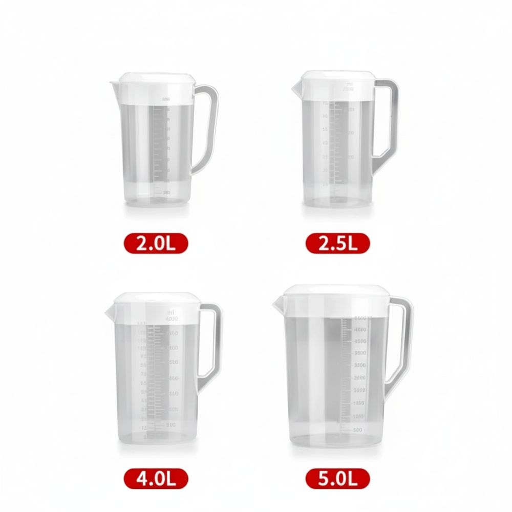 Meal Prep Juice Bottles - Botol Air Plastik Transparan, Pitcher Air