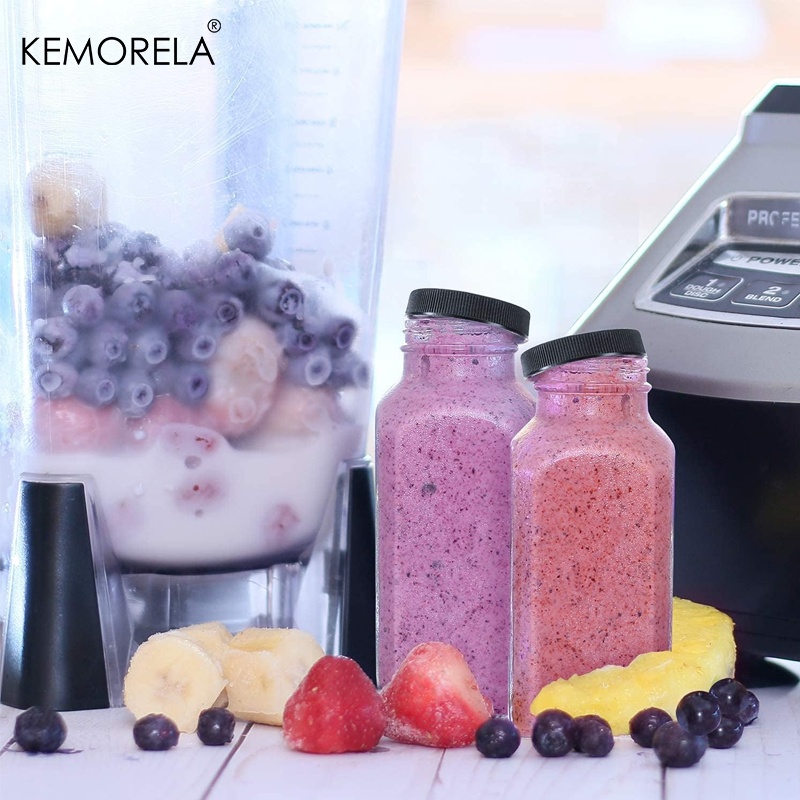 2/4 Buah 350ML Botol Kaca Anti - Meal Prep Juice Bottles ulasan dan harga