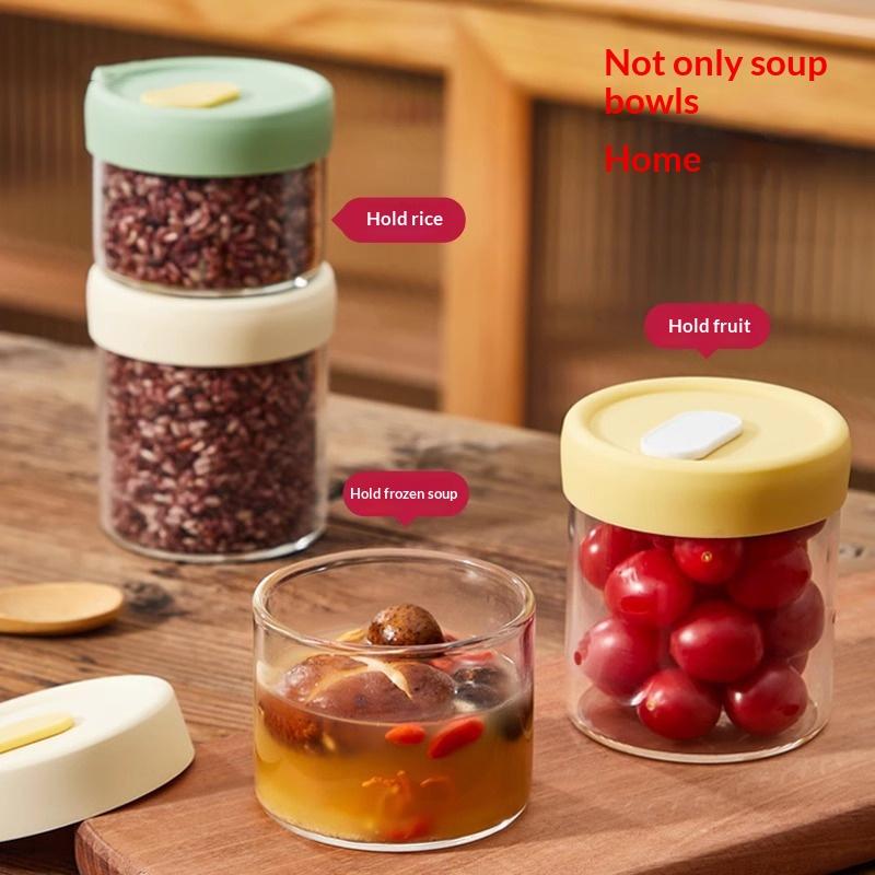 Toples Penyimpanan Makanan den - Meal Prep Juice Bottles ulasan dan harga