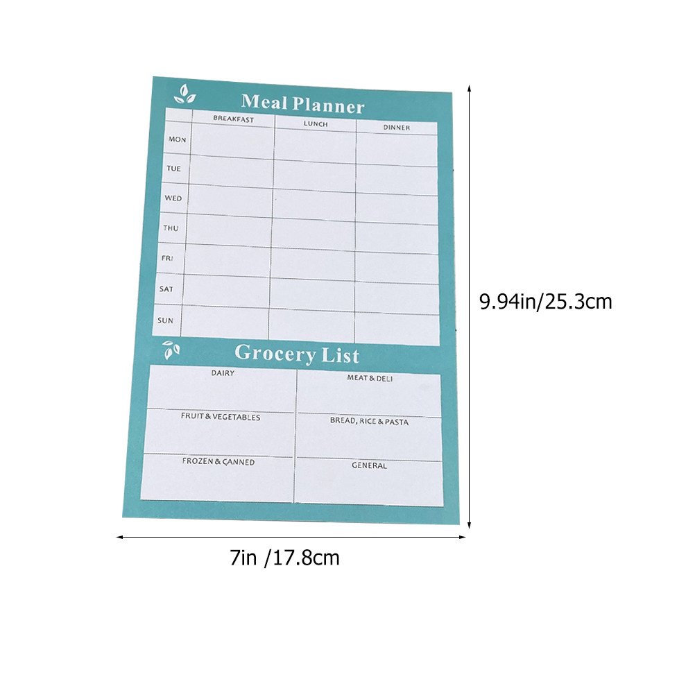 2Pcs Buku Catatan Perencanaan  - Meal Prep Diet ulasan dan harga