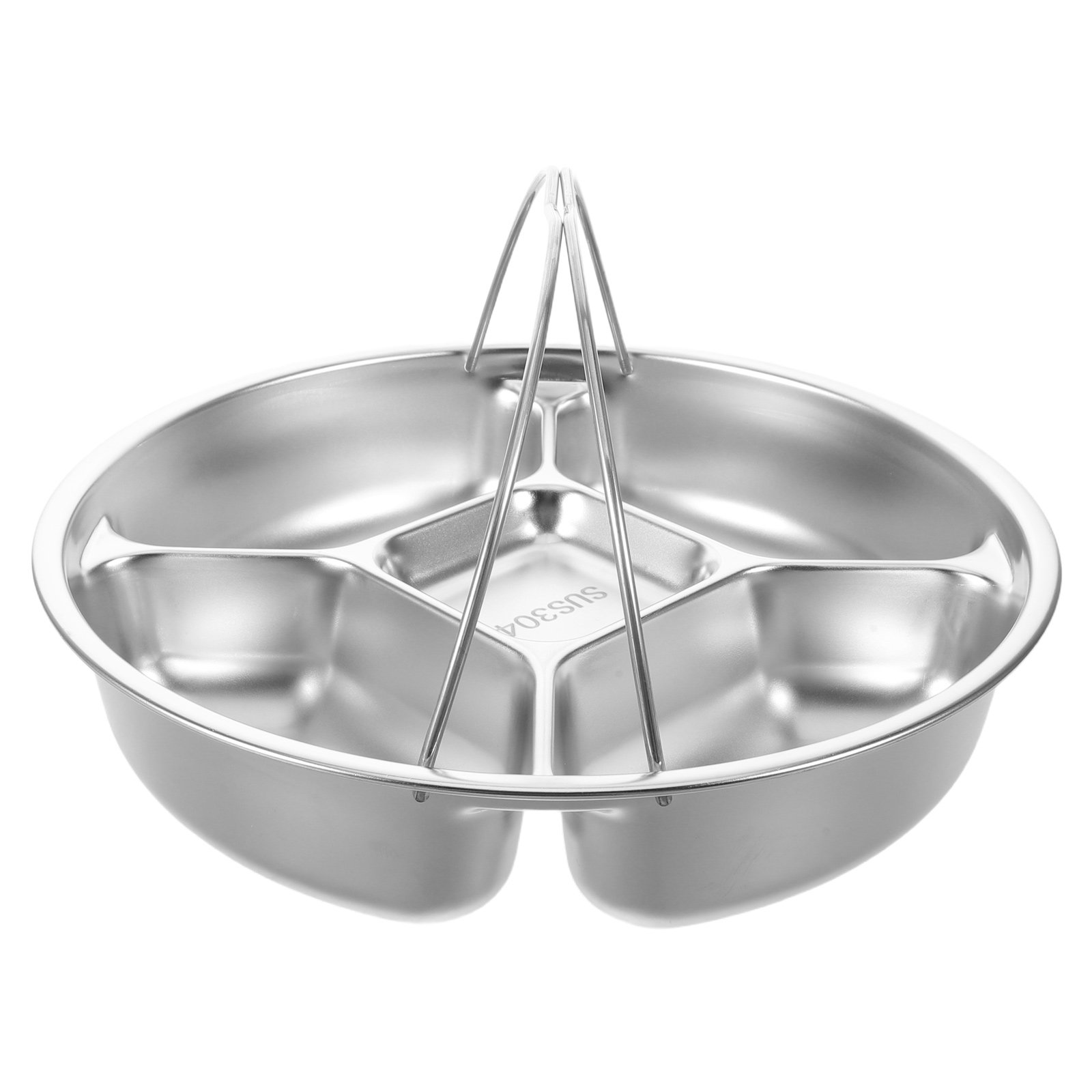 Piring Kontrol Porsi Stainless - Meal Prep Diet ulasan dan harga